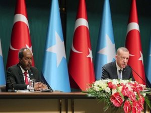 Cumhurbaşkanı Erdoğan, Somali Cumhurbaşkanı Mahmud ile görüştü