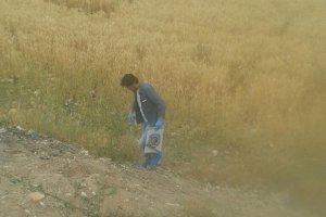 Cinayette kullanılan bıçak arazide bulundu