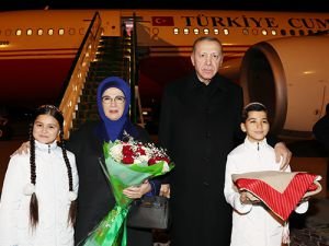 Cumhurbaşkanı Erdoğan Türkmenistan’da