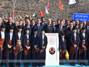 Bitlis Çayı Viyadüğü Cumhurbaşkanı Erdoğan’ın video konferans katılımıyla açıldı