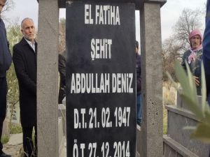 Şehid Abdullah Deniz kabri başında yâd edildi