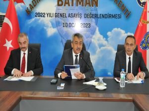 Batman'daki 2022 yılı asayiş olayları açıklandı