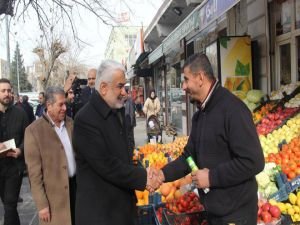 Yapıcıoğlu'ndan Midyat esnafına ziyaret