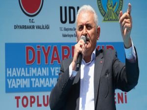 Başbakan Yıldırım Diyarbakır’da toplu açılış töreninde konuştu