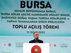 Cumhurbaşkanı Erdoğan, Bursa’da toplu açılış törenine katıldı