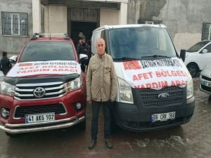 Kuyubaşı köylülerinden deprem bölgesine yardım