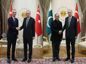 Cumhurbaşkanı Erdoğan, NATO sekreteri Stoltenberg ve Pakistan Başbakanı Şerif’i kabul etti