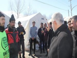 Yapıcıoğlu, Malatya’da depremzedelerle bir araya geldi