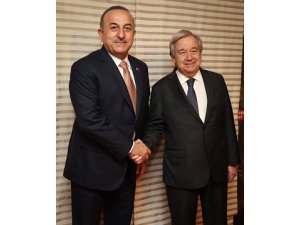 Bakan Çavuşoğlu, Guterres ile görüştü