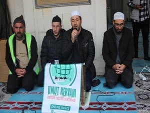 Adıyaman’da Beraat Kandili hasar gören camilerin avlusunda idrak edildi