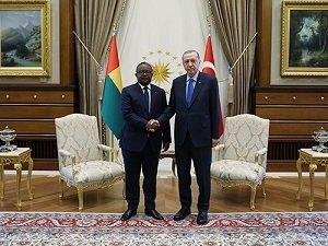 Cumhurbaşkanı Erdoğan, Gine Bissau Cumhurbaşkanı Embalo ile görüştü