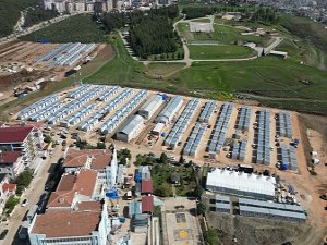 Hatay'da 585 konteyner kentin kurulumu tamamlandı