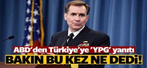 ABD'den Türkiye'ye 'YPG' açıklaması