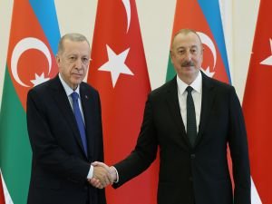 Cumhurbaşkanı Erdoğan, Azerbaycan Cumhurbaşkanı Aliyev ile görüştü