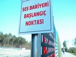 11 bin 253 metrekare gürültü bariyeri yapıldı