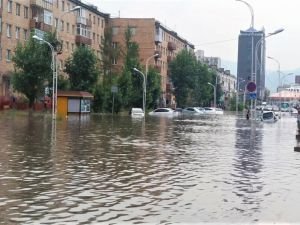 Moğolistan'da sağanak sele yol açtı