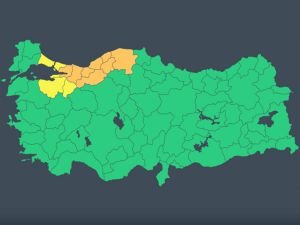 Meteorolojiden 12 il için "turuncu" ve "sarı" uyarı