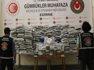 Kapıkule’de 133 kilogram esrar ele geçirildi