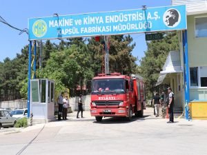 MKE’nin kapsül fabrikasında patlama sonrası yangın kontrol altına alındı