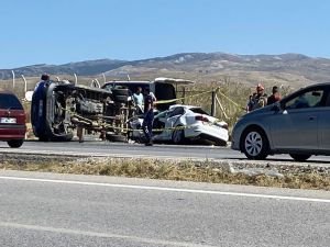 Ankara'da zincirleme kaza: Bir ölü 8 yaralı