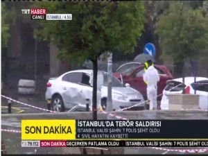 İstanbul'da polise bombalı saldırı