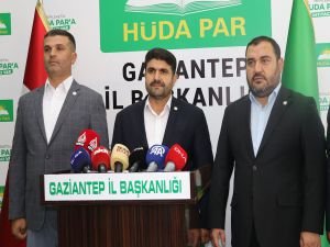 HÜDA PAR Gaziantep İl Başkanı Göçer: Partimiz yeniden hedef gösterilmektedir