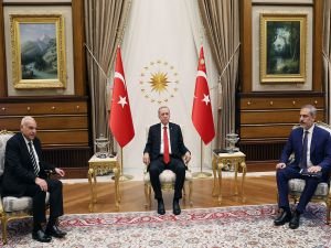 Cumhurbaşkanı Erdoğan, Cezayir Dışişleri Bakanı Attaf'ı kabul etti