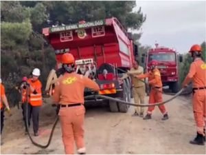 Kazdağları’nda orman yangını