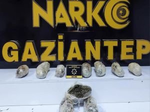 Gaziantep'te 3 kilo 300 gram skunk ele geçirildi