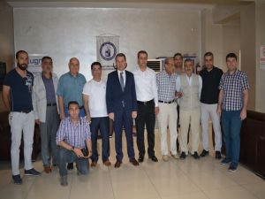 Vali Çelik gazetecilere veda ziyaretinde bulundu