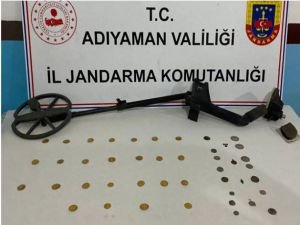 Adıyaman'da çok sayıda tarihi sikke ele geçirildi