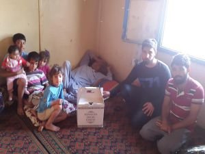 Öğrencilerden mağdur ailelere ramazan yardımı