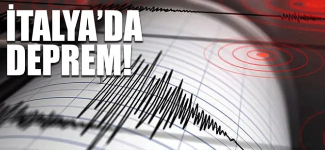 İtalya'da 5,2 büyüklüğünde bir deprem