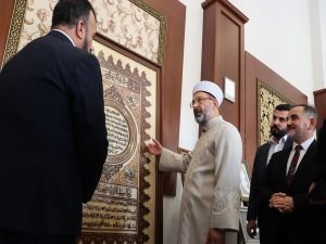 Erbaş: Sanat dallarıyla da din-i mübin-i İslam’ı tebliğ etmeye çalışıyoruz