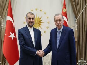 Cumhurbaşkanı Erdoğan, İran Dışişleri Bakanı Abdullahiyan'ı kabul etti