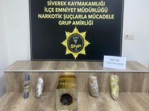 Şanlıurfa'da 1 kilo 800 gram skunk ele geçirildi