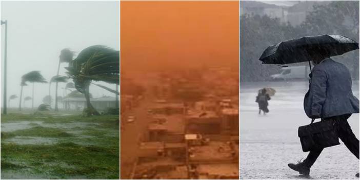 Meteorolojiden Kuvvetli Rüzgar ve Toz Taşınımı Uyarısı