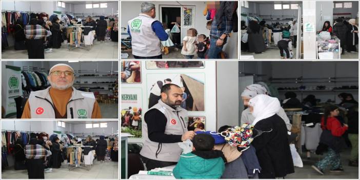 Umut Kervanı yüzlerce aileye bayram sevinci yaşattı