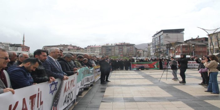 Bingöl’de Filistinli esirler için basın açıklaması