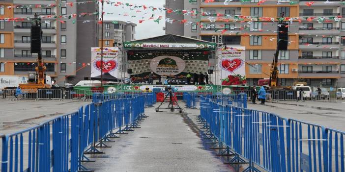 Batman'da mevlid için büyük buluşma hazırlığı tamamlandı