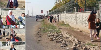 Öğrenci velileri: Kaldırım yok çocuklarımız trafik kazası riskiyle karşı karşıya