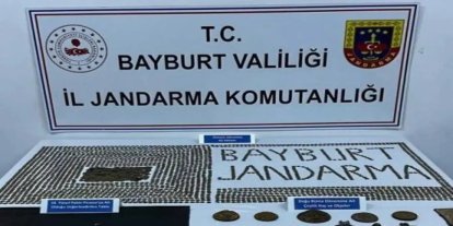 Bayburt’ta tarihi eser operasyonu