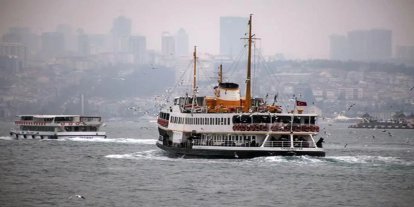 İstanbul'da bazı vapur seferleri iptal edildi