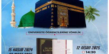 Umre ödüllü "Gençlik Bilgi Yarışması" başvuruları başladı