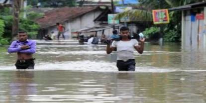 Sri Lanka'da şiddetli yağışlardan 207 bin kişi etkilendi