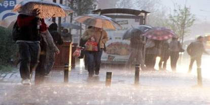 İstanbul'da sağanak yağış