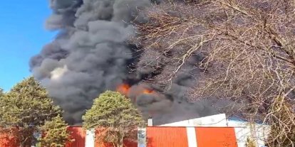 Kırklareli’nde oyuncak fabrikasında yangın