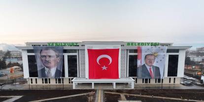 Cumhurbaşkanı Erdoğan, Yeşilyurt Belediyesi yeni hizmet binasının açılışını yaptı