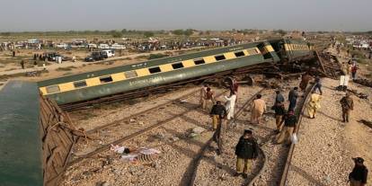 Pakistan'da tren kazası