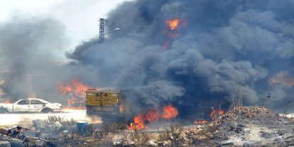 Lübnan'da gaz tankeri patladı: 4 ölü